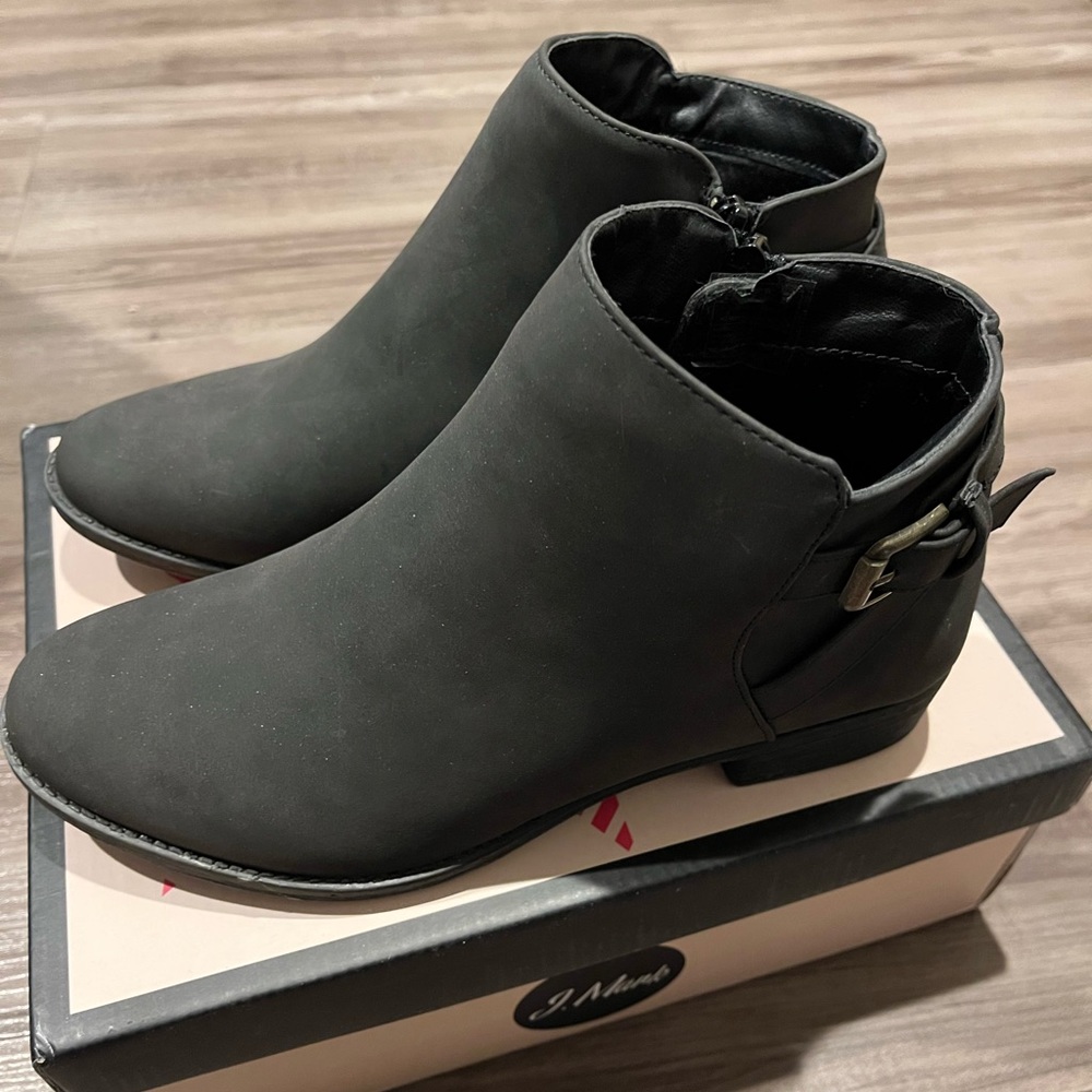 Black boots (size 8, runs small)